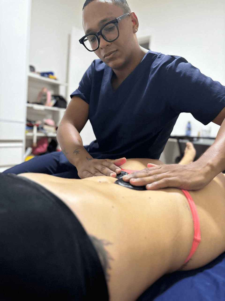 Drenagem linfática facial profissional