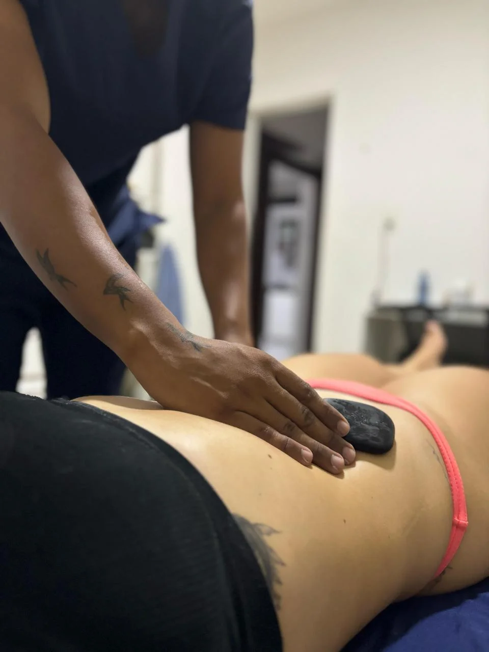 Drenagem linfática manual no abdômen